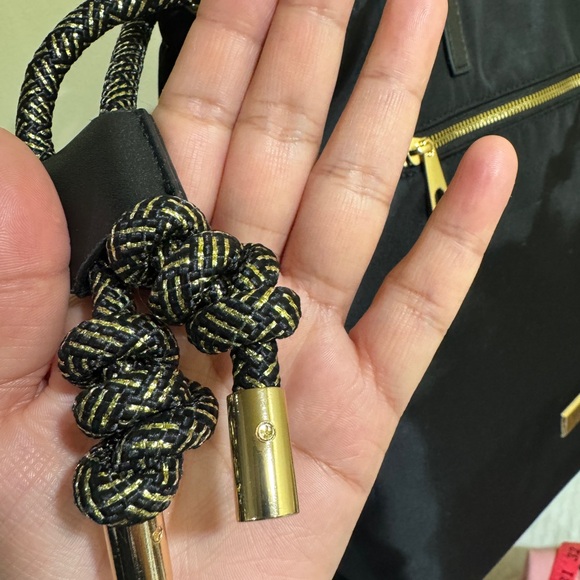 AUTHENTIC VERSACE black nylon tote Bag - Picture 7 of 17